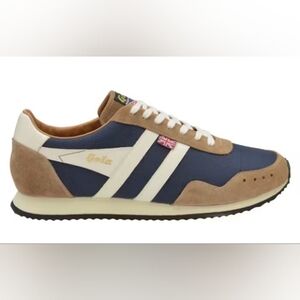Gola Men's Navy / Brown / Off White Track Mesh 317 Sneakers Size 10